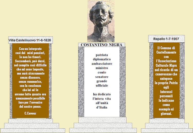 Busto con dediche